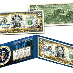 Elija un presidente de EE. UU. n.º 21-30 CLEVELAND ROOSEVELT TAFT * Serie presidencial * Billete de 2 dólares Moneda de curso legal en EE. UU. - Envío rápido Gratis a EE. UU.