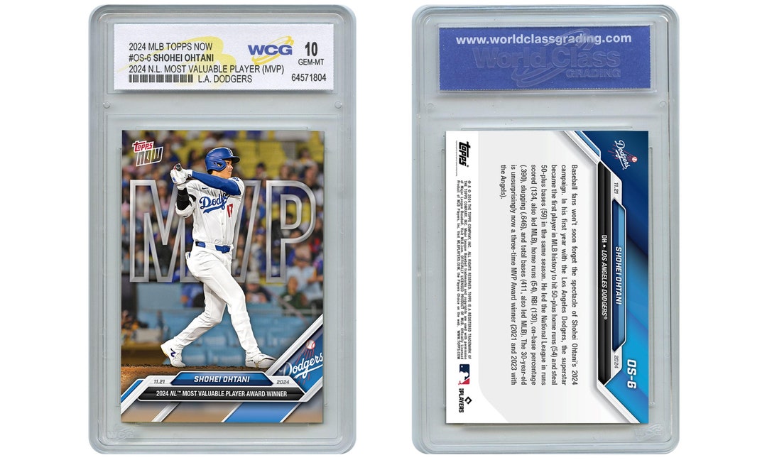 2024 MLB Topps Now Shohei Ohtani National League MVP Card #OS-6