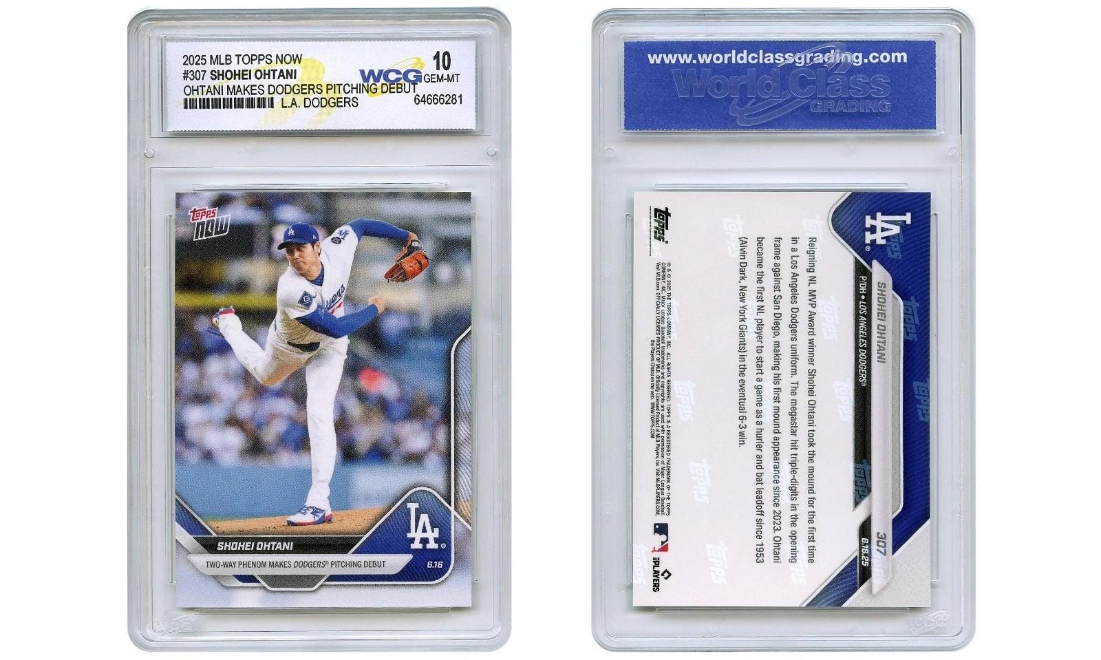 2025 Topps Now カード #307 大谷翔平 ロサンゼルス・ドジャース MLB 