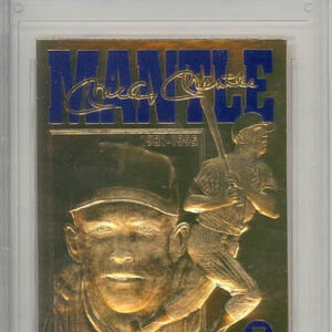 1996 MICKEY MANTLE NY Yankees #7 Tarjeta de oro de 23 quilates - Tarjeta de oro de 23 quilates - Gem-Mint 10 - ¡Se envía el mismo día hábil o el siguiente!