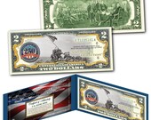 海兵隊250周年記念 米軍の節目となる2.00ドル紙幣 本物の米国未流通