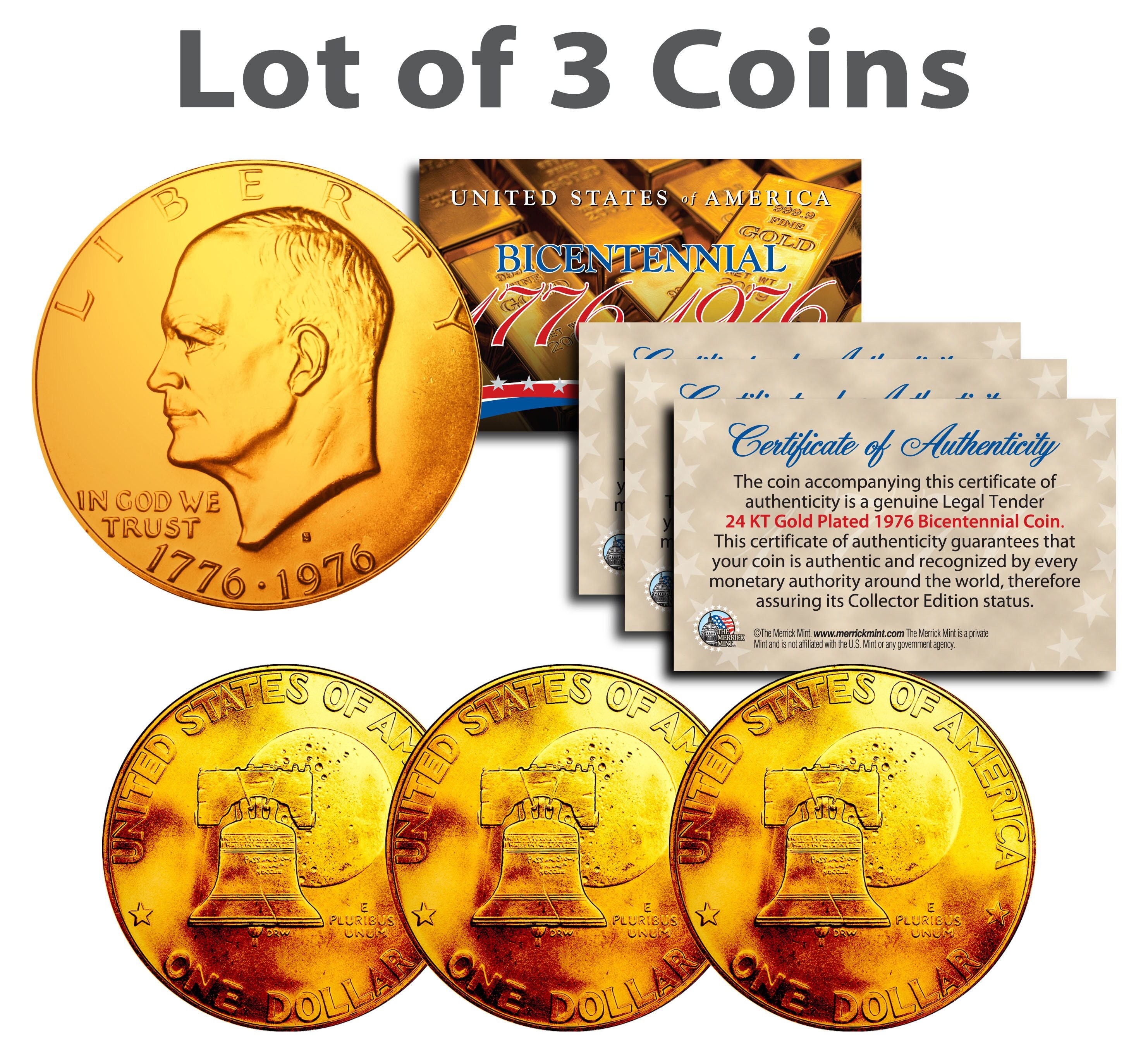 1976 bicentennial coin set - Etsy 日本