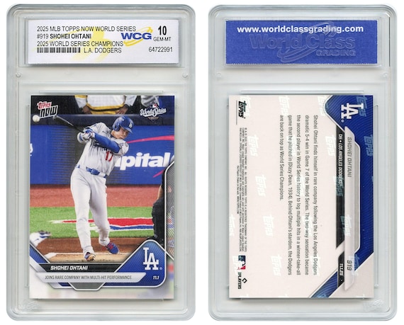 2025 Topps Now SHOHEI OHTANI 2025 World Series Champions Card #919 - Gem Mint 10 - Etsy Finland 2025 Topps Now SHOHEI OHTANI 2025 World Series Champions Card #919 - Gem Mint 10 - Etsy Finland