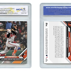 2024 Topps Now JACKSON HOLLIDAY 1st Rookie Card #61 RC #1 Draft Pick Graded Gem Mint 10 - Envio rápido e gratuito para os EUA
