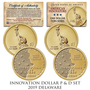 American Innovation State 1 Dollar Coin 2019 2-Coin Set P & D Mints * Choose STATE * Fast, Free Ship to U.S.