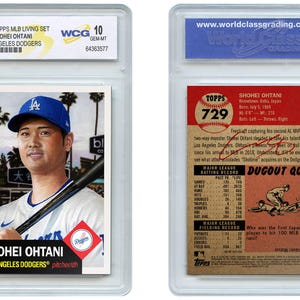 2024 Topps MLB Living Set SHOHEI OHTANI Los Angeles Dodgers Card 729 Gem Mint 10 - Spedizione veloce gratuita negli Stati Uniti