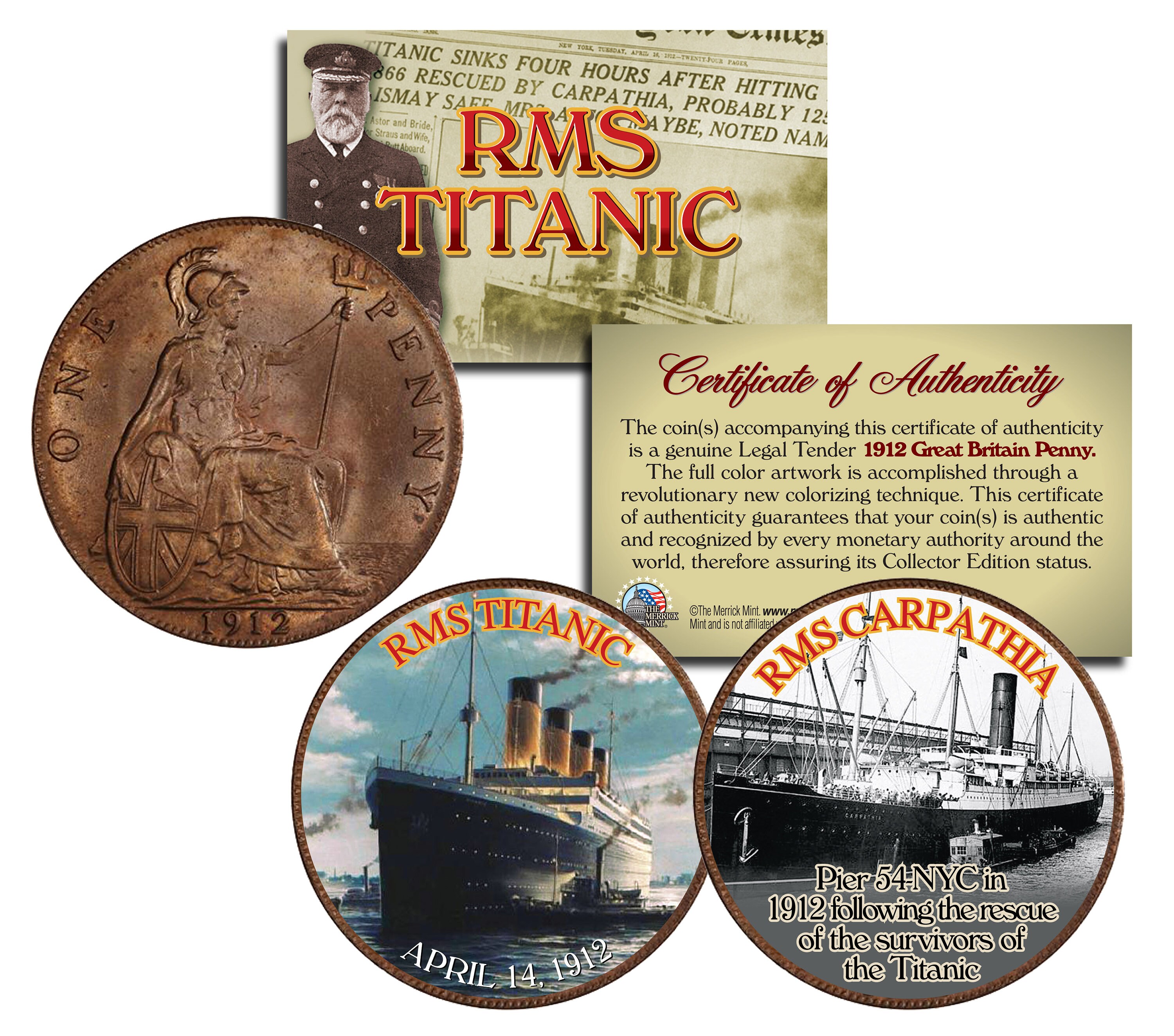 Titanic Book And Coin Set Www muniatalaya gob pe