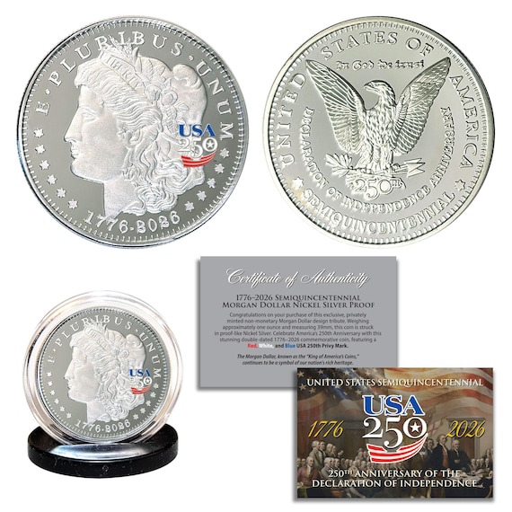 1776-2026 550周年記念 アメリカ建国250周年記念 * モルガン・ダラー