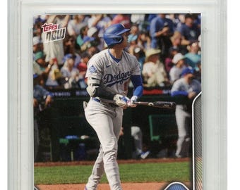 2025 Topps Now #790 SHOHEI OHTANI Los Angeles Dodgers, il miglior fuoricampo in carriera, 55° - Classificato Gem Mint 10