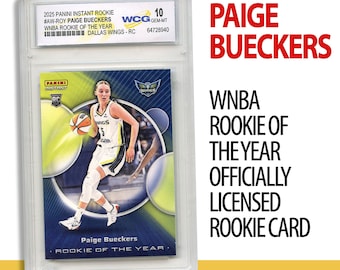 2025 Panini Rookie Card #AW-ROY Paige Bueckers WNBA * Rookie of the Year * Graded Gem Mint 10