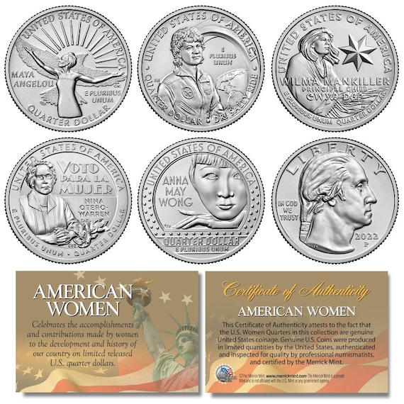 アメリカン・ウィメンズ 2022 シリーズ 米国造幣局 25セント硬貨