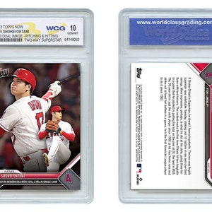 Originele MLB-topps uit 2023, SHOHEI OHTANI Two-Way Superstar Card #505 - Graded Gem Mint 10 - snelle, gratis verzending naar de VS