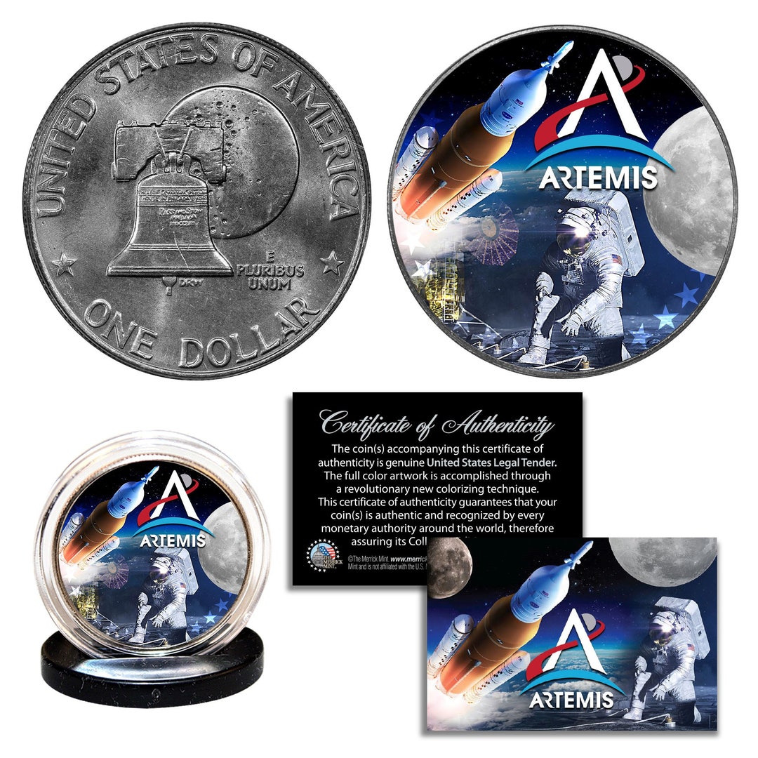 ARTEMIS Missions NASA Space Program Moon Genuine U.S. Bicentennial