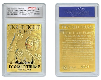 ドナルド・トランプの直筆サインカード（証明書付き） - Etsy 日本