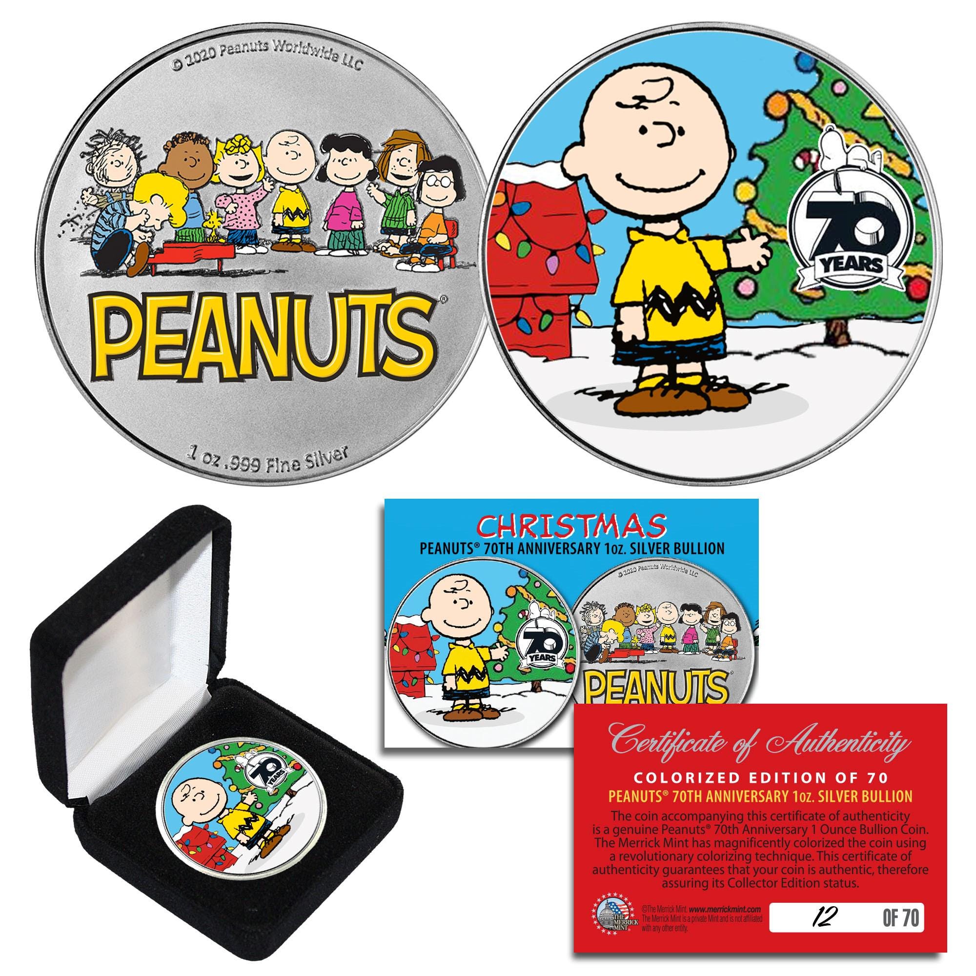 Peanuts Silver Coin - Etsy