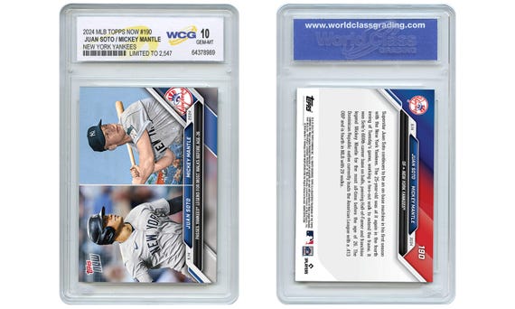 2024 Topps Now フアン・ソト / ミッキー・マントル NY 2024 Topps Now フアン・ソト / ミッキー・マントル NY