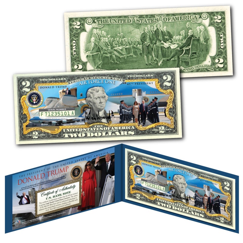 Trump 2 Dollar Bill - Etsy