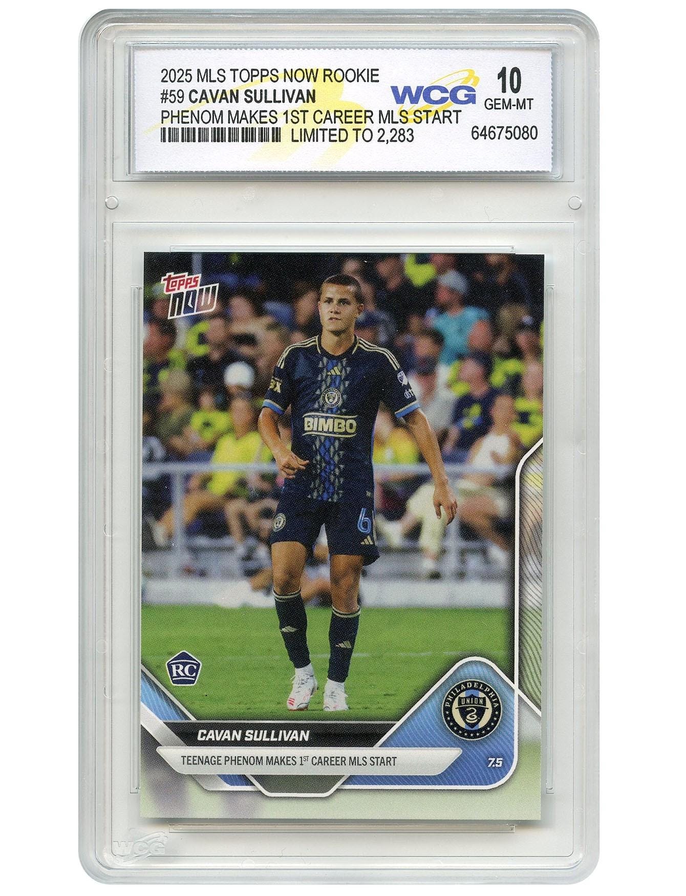 2025 MLS Topps ルーキーカード #59 キャヴァン・サリバン 