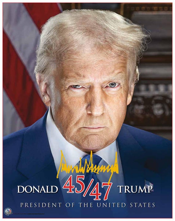 ドナルド・トランプ 2025年 第47代大統領就任式 2.00ドル紙幣 本物の