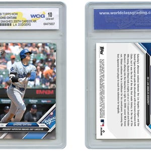 2024 Topps Now SHOHEI OHTANI Smashes 200.Karriere Home Run Karte # 413 Graded Gem Mint 10 - Schneller kostenloser Versand nach USA