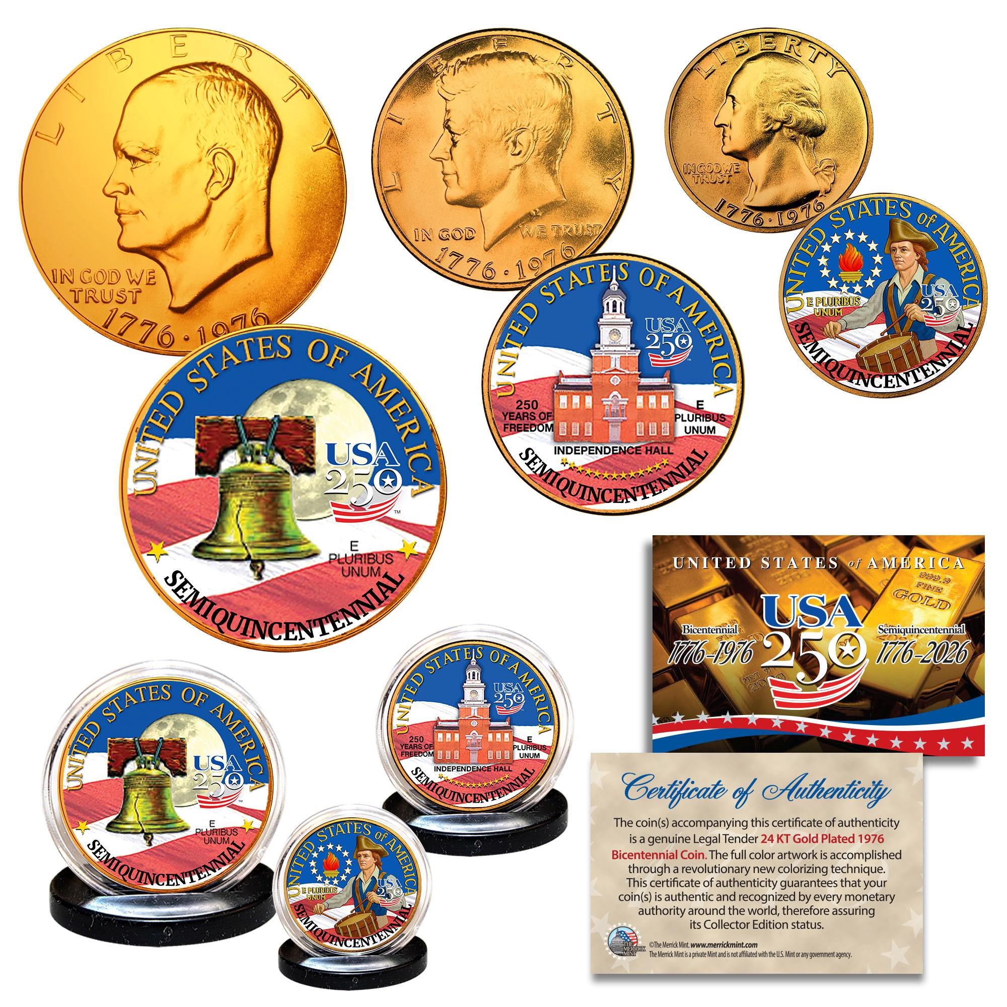 1976 bicentennial coin set - Etsy 日本