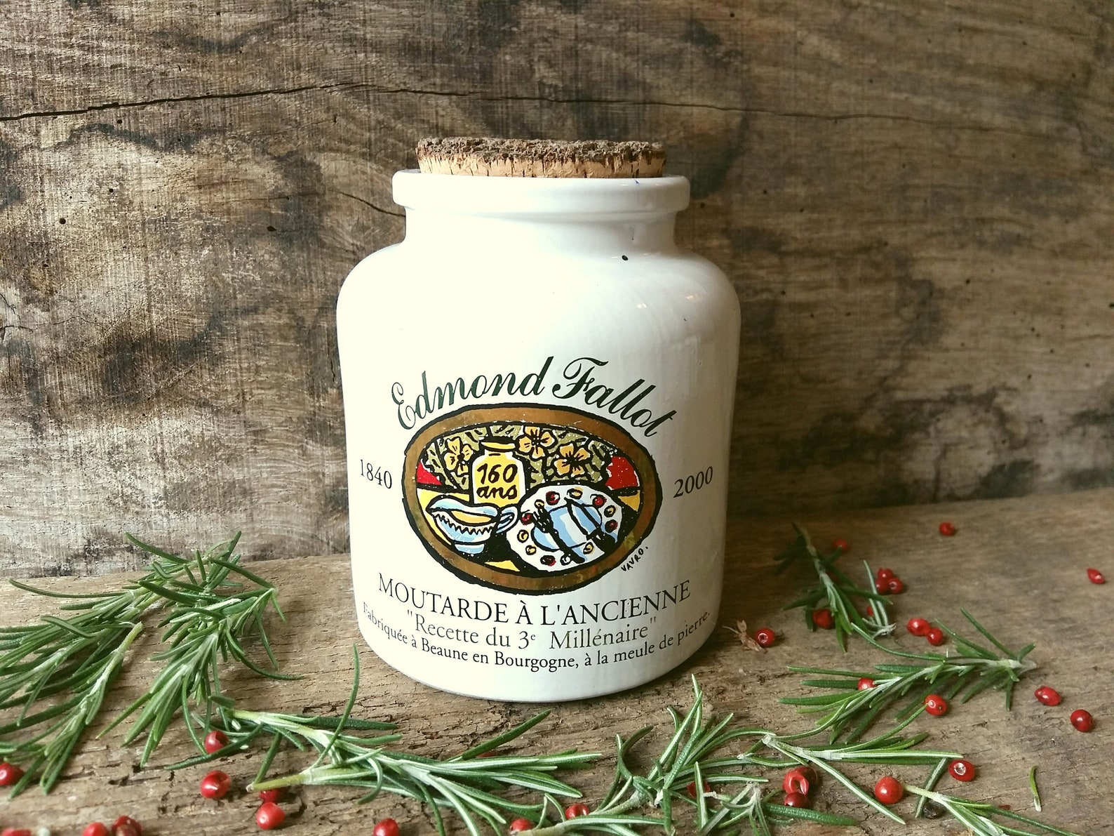 Limited Edition Edmond Fallon Stoneware Mustard | Etsy
