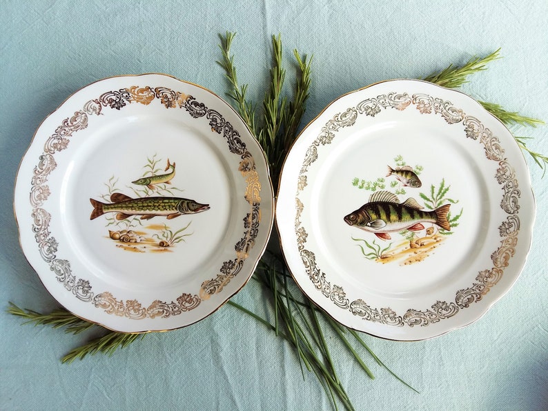 10 Mix and Match Dinner Plates. Vintage Beautiful Porcelain/ Etsy