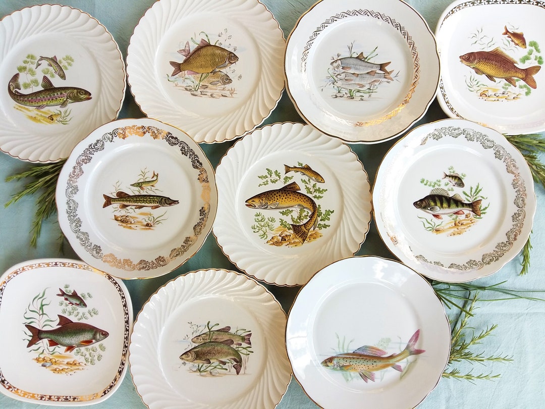 10 Mix and Match Dinner Plates. Vintage Beautiful Porcelain/ Etsy