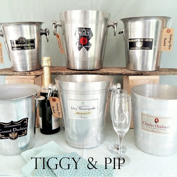 Champagne Ice Bucket Etsy