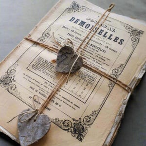 アンティークフランス雑誌15冊｜1865～1919年の週刊紙セット｜ジャンクジャーナル、コラージュ、装飾、紙コレクターのためのヴィンテージエフェメラ