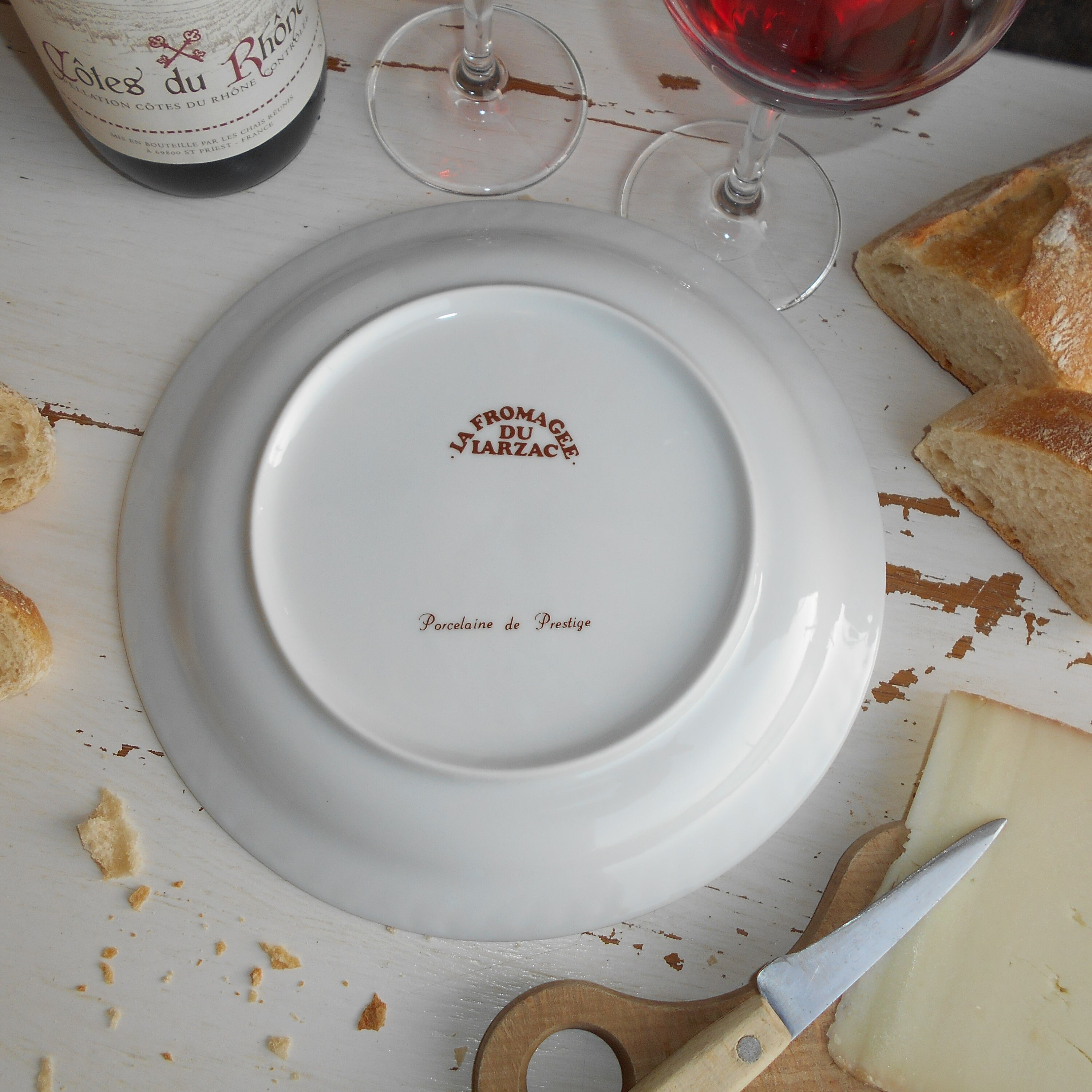 Four French Cheese Plates. Vintage Cheese Plate Set Etsy