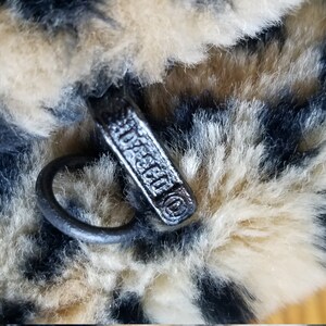 Leopard Print Women's Faux Fur Winter Coat Size M-L. Vintage Olympia Limited Inc. Made in the USA. image 7