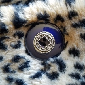 Leopard Print Women's Faux Fur Winter Coat Size M-L. Vintage Olympia Limited Inc. Made in the USA. image 6