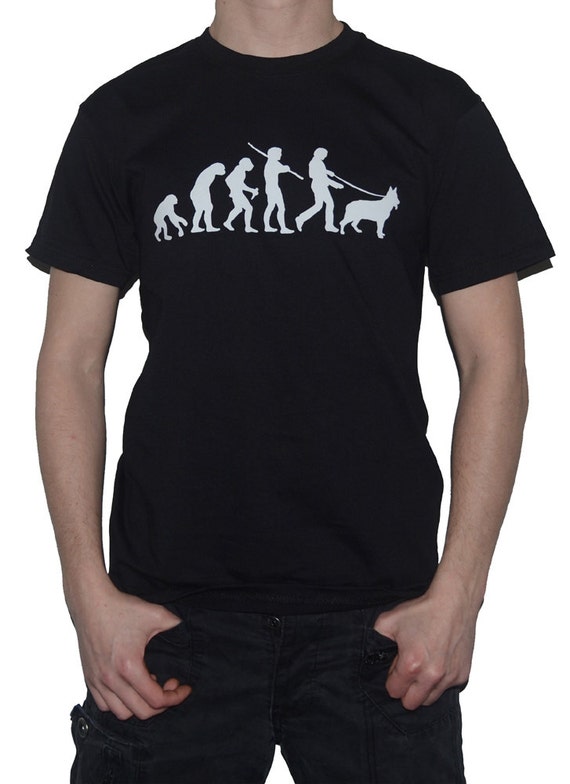 The evolution of dog walking Ladies Printed T-Shirt