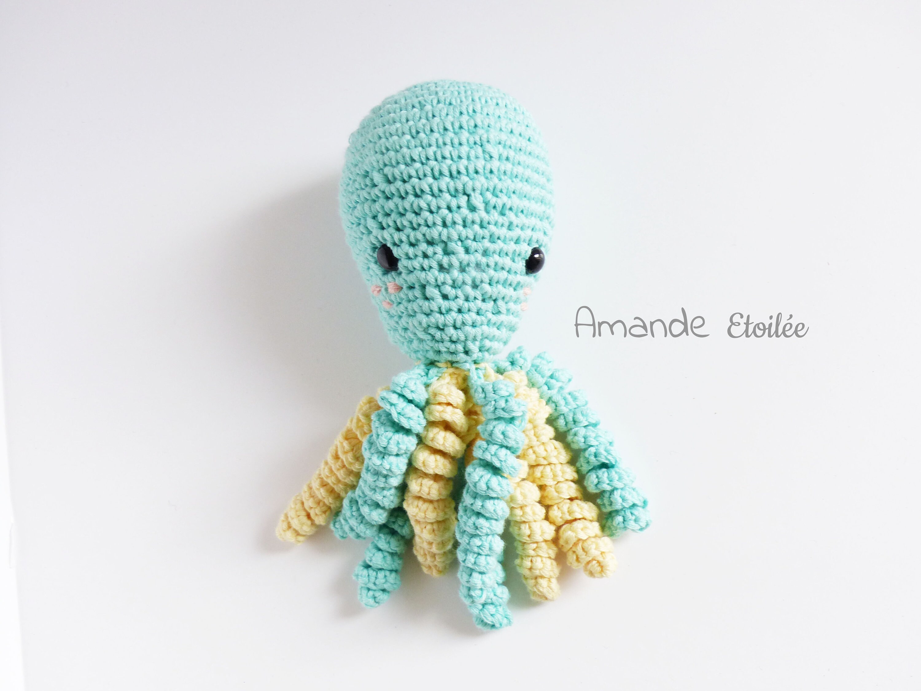 Poulpy Petite Pieuvre Petit Poulpe Au Crochet Pour Bebe Etsy Sweden