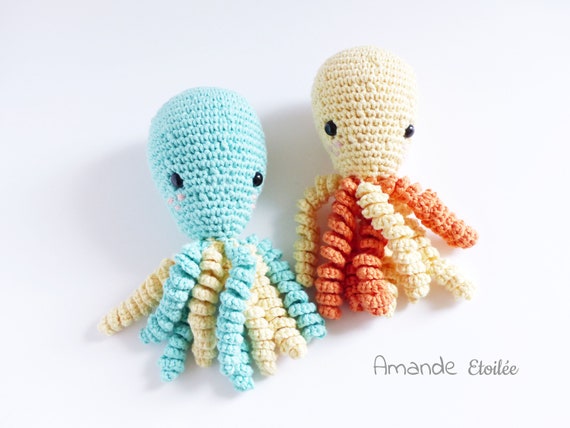 Doudou poulpe au crochet Poulpy