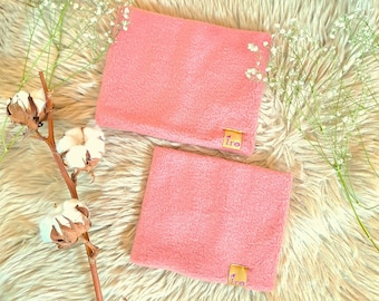 PETiRO " DUSTY ROSE" Fleece Schlauchschal für Hund | Katze. Hunde Halswärmer. Kuscheliger Hunde- & Katzenschal. Modischer Rundschal.