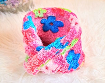 PETiRO &quot; Pink Love Huggies&quot; infinity fleece dog | cat Snood. Dog neck warmer. Dog & cat scarf. Cowl scarf. Hundehalstch | Hundeloop | Chien