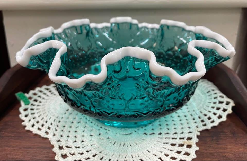 Fenton Milk Glass Rare - Etsy