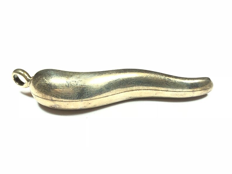 Vintage .925 Sterling Silver Wavy Teardrop Necklace Pendant Signed FAS