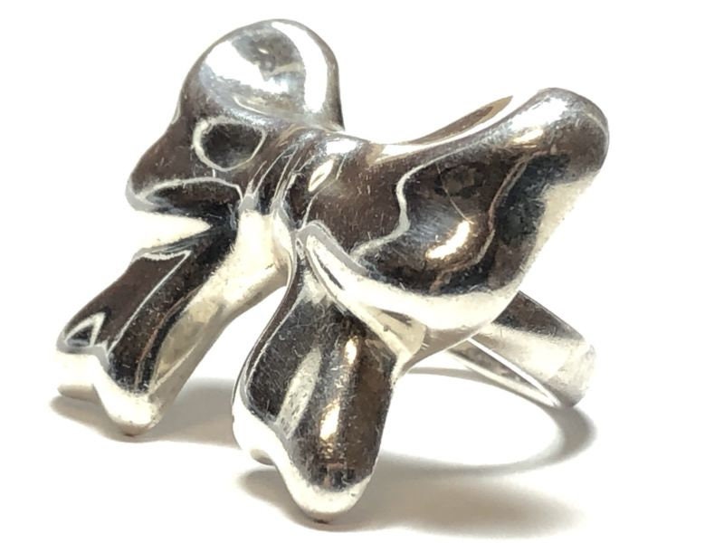 Beautiful Ladies Sterling Silver Ribbon Ring MEXICO Signed - Etsy