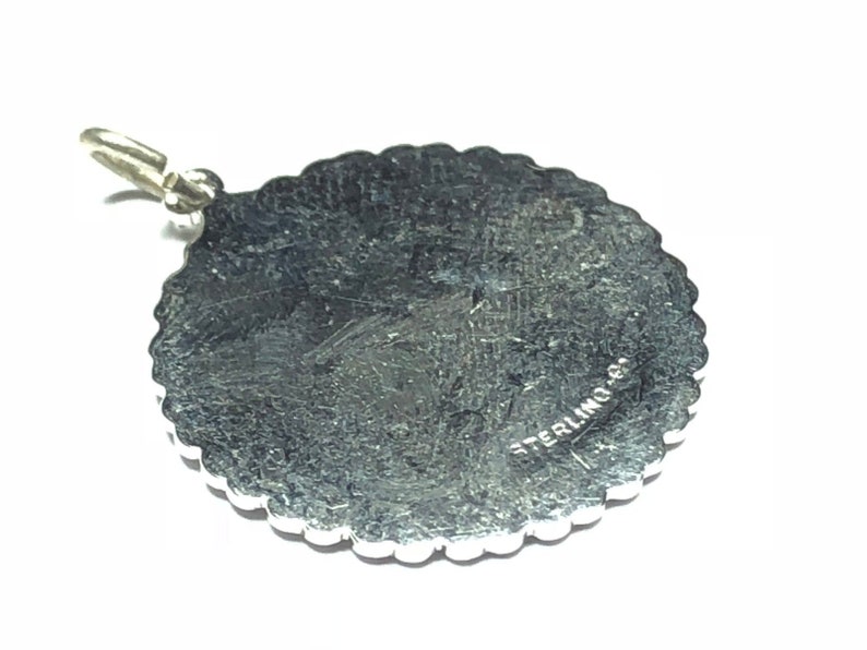 FREE S/&H Round .925 Sterling Silver \u201cTo My Bridesmaid\u201d Necklace Pendant