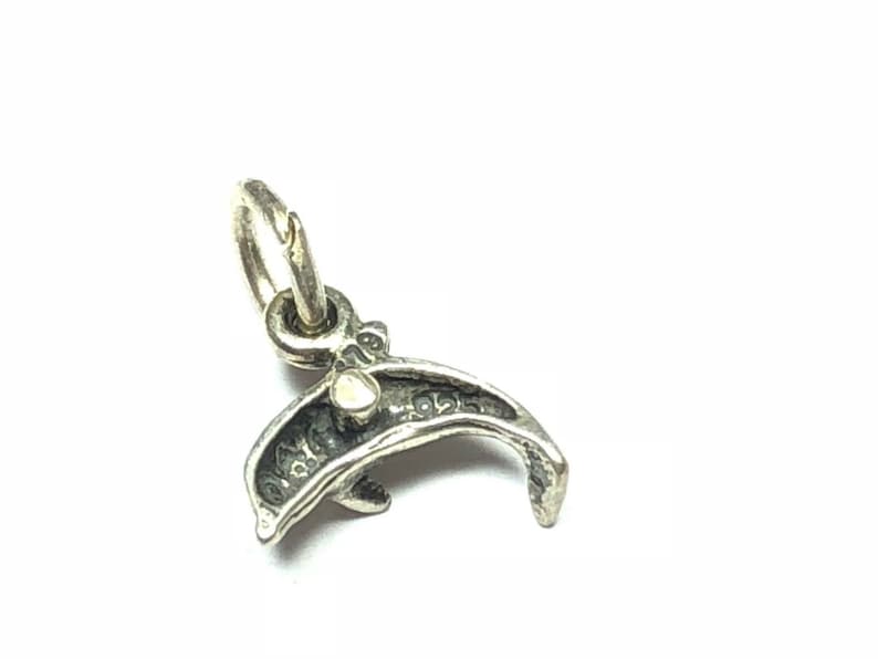 L@@k! Beautiful Sterling Silver Dolphin Charm Mint Condition
