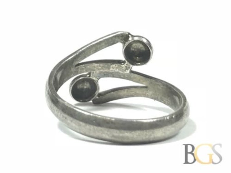 Take A Look! Size 10 Wow! Vintage Ladies SOLID Sterling Silver Ring