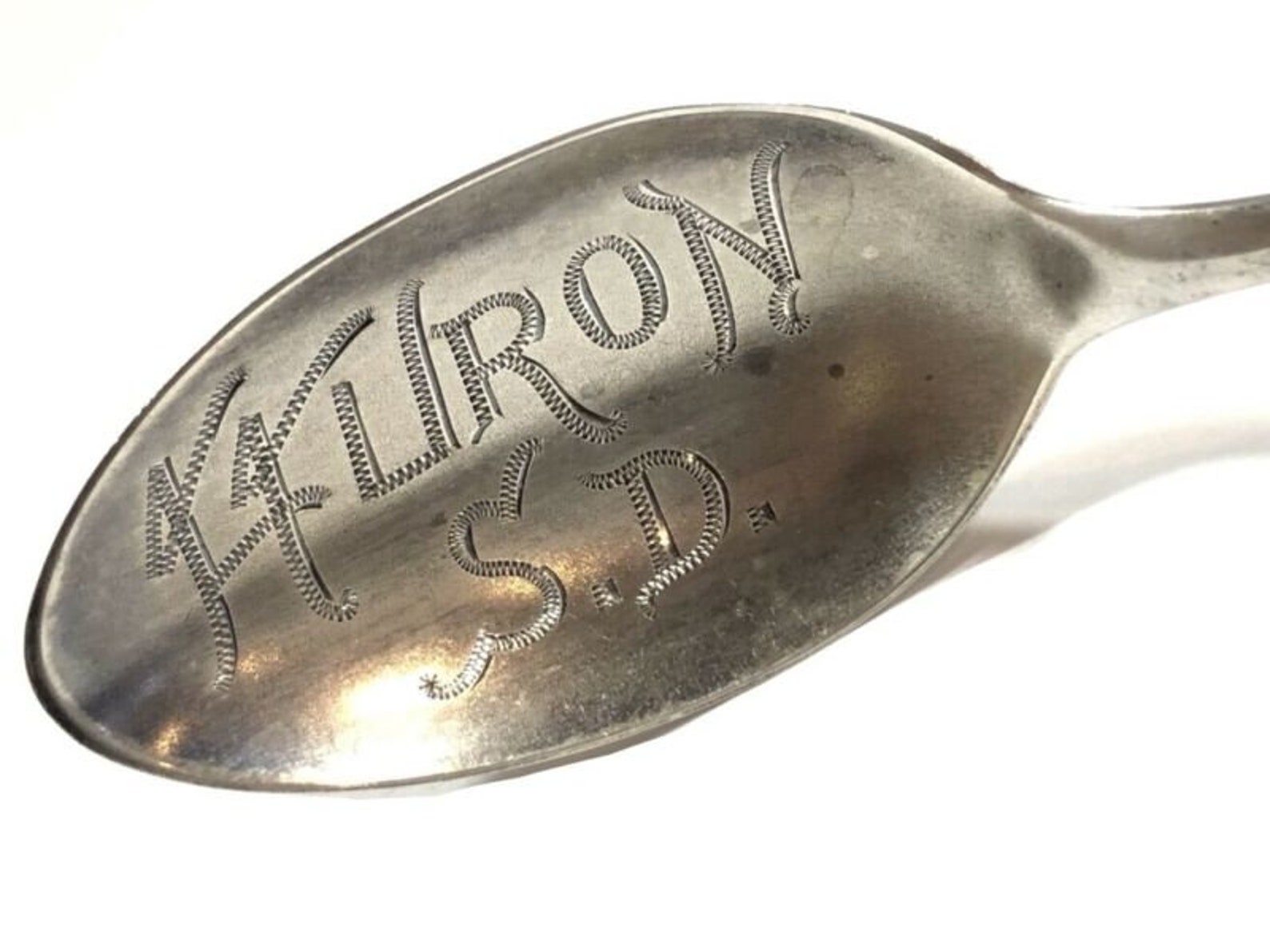 Vintage Sterling Silver huron SD Souvenir Spoon STERLING Etsy