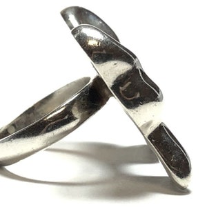 Beautiful Ladies Sterling Silver Ribbon Ring MEXICO Signed - Etsy