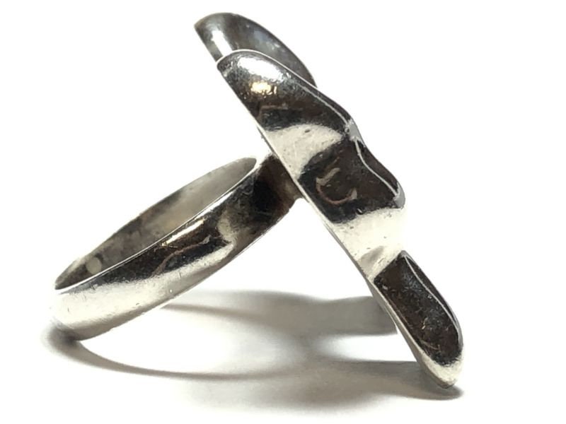 Beautiful Ladies Sterling Silver Ribbon Ring MEXICO Signed | Etsy