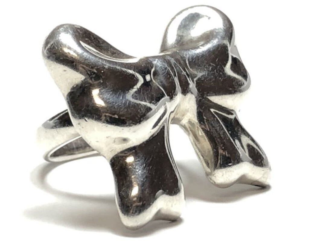 Beautiful Ladies Sterling Silver Ribbon Ring MEXICO Signed - Etsy