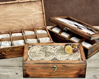 Personalized Wood Watch Box for Men, Holds 8 Watches