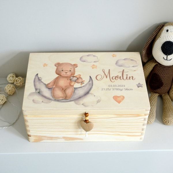 Baby Keepsake Box - Etsy